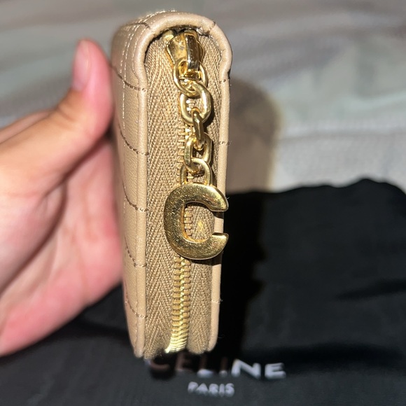 Celine small leather zip wallet - Picture 5 of 10